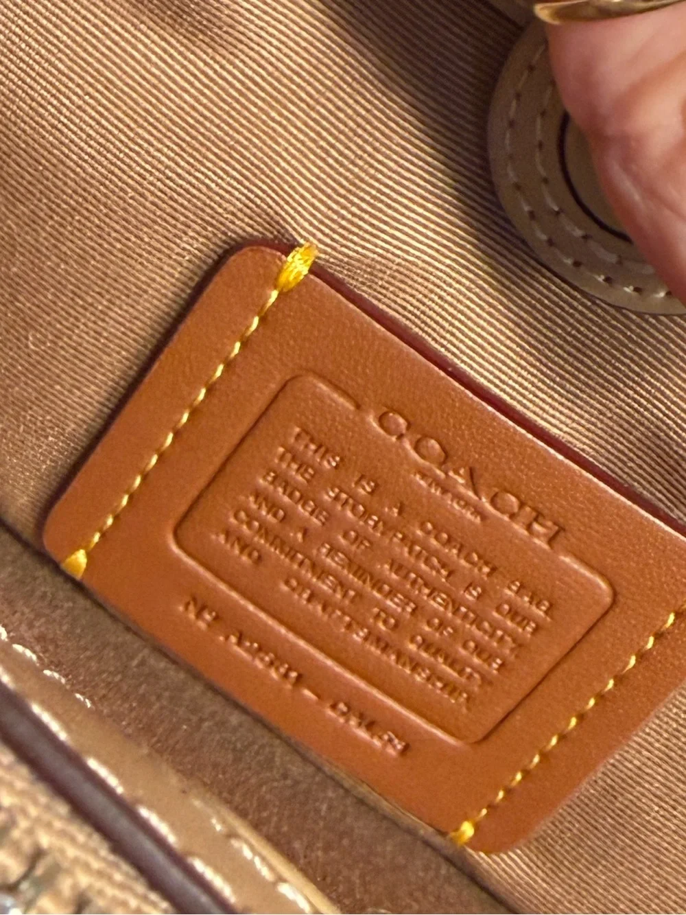 Coach Savannah small carryall